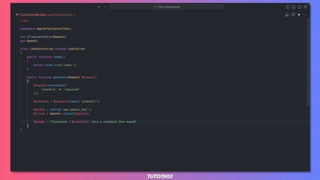 Generate Cron Expressions In Laravel Using A.I. смотреть онлайн