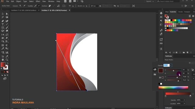 Brochure Cover | Print Design | Adobe Illustrator | Tutorial #FreeDownload смотреть онлайн