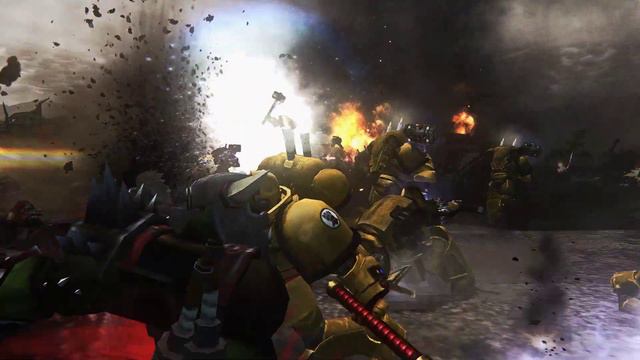 UNIFICATION MOD: Imperial Fists & Relic Tanks vs Orks! - Warhammer 40K: Dawn of War: Soulstorm смотреть онлайн