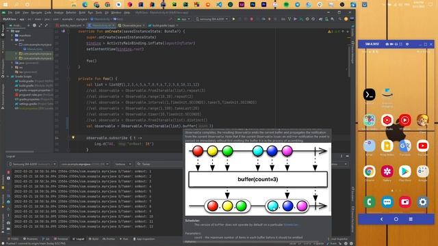 #101 Android Kotlin Development 2022 [Arabic] | RX Java Buffer operator смотреть онлайн