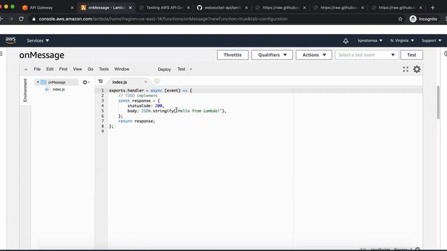 AWS API Gateway WebSocket integration смотреть онлайн
