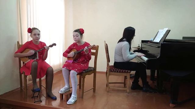 Дуэт Мулькевич В., Сохоневич О. - р. н. п. "Калинка" смотреть онлайн