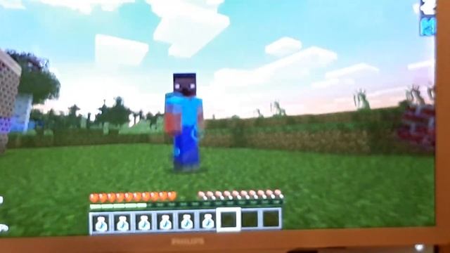 Обзор про Майнкрафт. Виктор Джуниор снимает Майнкрафт и своего персонажа. смотреть онлайн