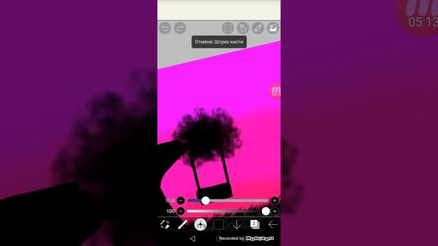 Рисую простые рисунки в ibisPaint X смотреть онлайн