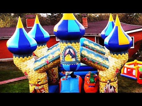 ✿ ВЕСЕЛАЯ ПОСУДА Большой Замок Принцесса Сюрпризы Disney Princess Play eggs surprise Toys Kids fun смотреть онлайн