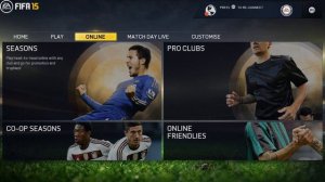 EA SPORTS Fifa 15 Main Menu interface review + Game modes [PS4/XBOX ONE]