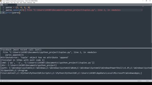 Introducción a Python: #7 Tuples смотреть онлайн