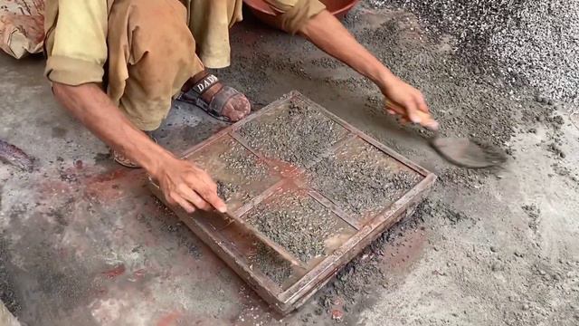 Как сделать бетонную плитку (1080p). смотреть онлайн