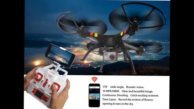 Syma X8C X8W Upgrade FPV Drone смотреть онлайн