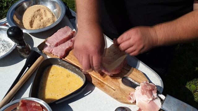 Кордон блю на рыбалке. #кордонблю #рулет #нарыбалке смотреть онлайн