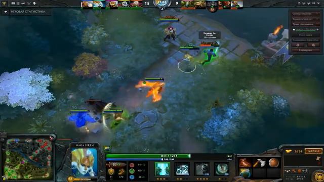 Dota 2:Красивая катка 3 против 5 смотреть онлайн