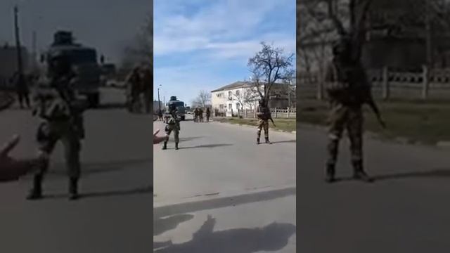 Рюсссссские твари пришли на мою землю. Херсон-Белозерка. смотреть онлайн
