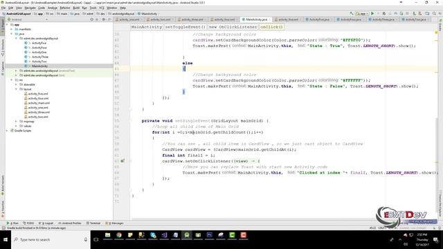 Android Studio Tutorial - Grid Layout Scrollable and Click to new Activity edmt dev смотреть онлайн