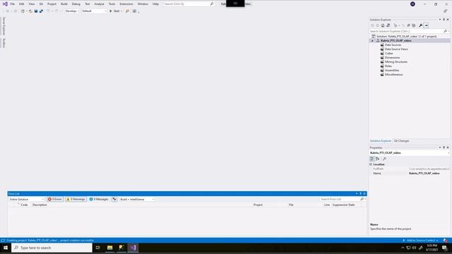CIS3060 - SSAS - Building a Cube part 1 смотреть онлайн