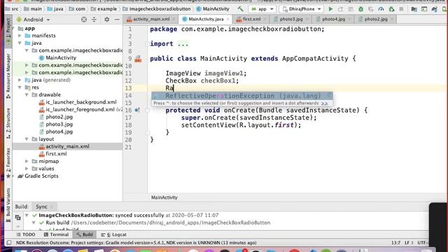 Android ImageView, Checkbox , RadioButton , RadioGroup, Images | Android App Development in Hindi смотреть онлайн