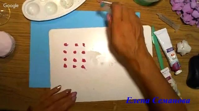 ч 2 Как сделать скабиозу из фоамирана на бокале своими руками Мастер класс Елены Семановой DIY смотреть онлайн