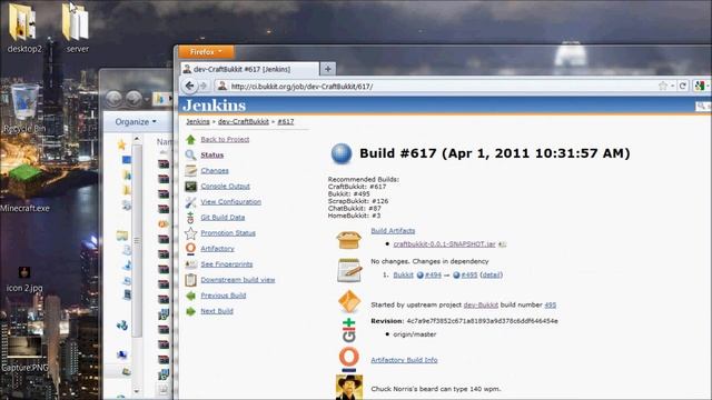 How to Update Your Minecraft Bukkit Server version 1.0.0 Works too! смотреть онлайн