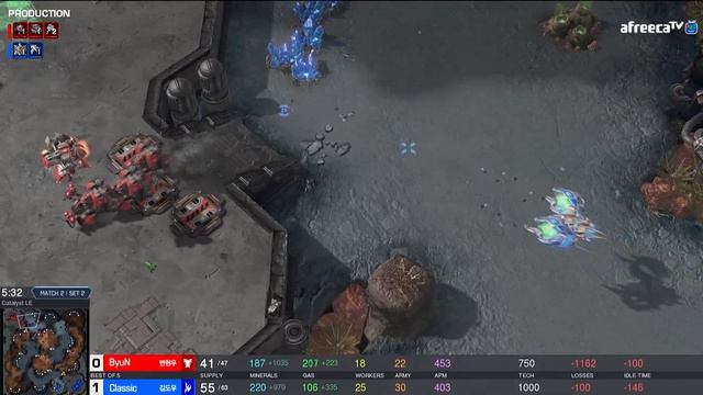 [2018 GSL Season 2] Code S Ro.8 Day1 Match2 Classic vs ByuN смотреть онлайн