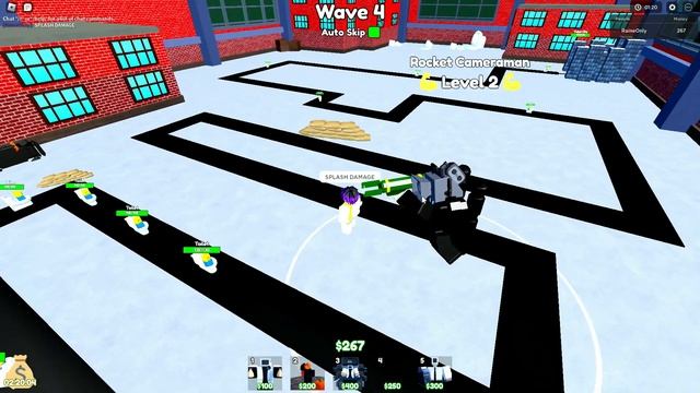 NEW ROCKET CAMERAMAN SHOWCASE! (TOILET TOWER DEFENSE) смотреть онлайн