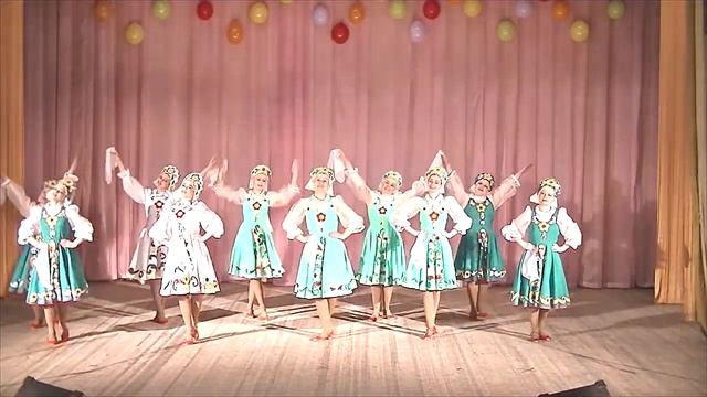 Народный хореографический ансамбль "Весна", танец "Красавица моя",с.Боровое смотреть онлайн