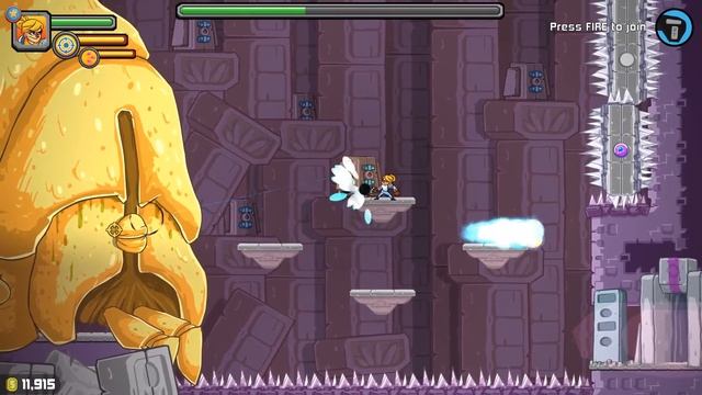 Greedy Guns - Psi Queen Boss (No Commentary) (Steam Indie Metroidvania Game 2017) смотреть онлайн