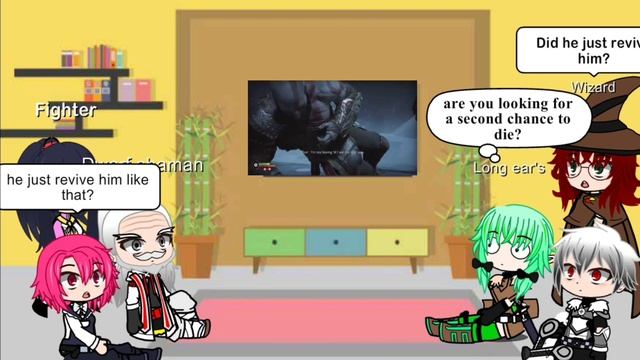 Goblin slayer react to God of war Ragnarok Kratos VS Thor (First fight) смотреть онлайн