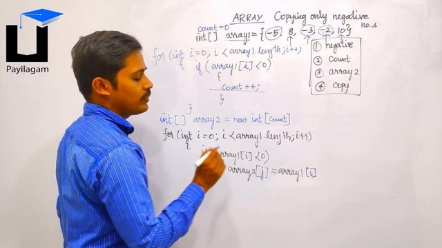 Storing Negative Elements to Another Array -தமிழில் Programming - Payilagam смотреть онлайн