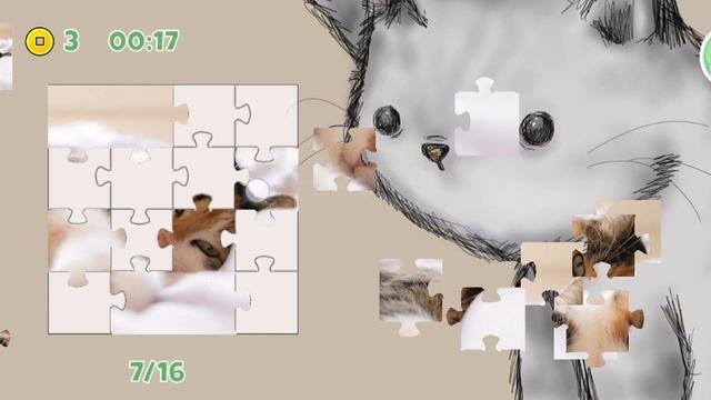 Kitty Cat Puzzles Android Game смотреть онлайн