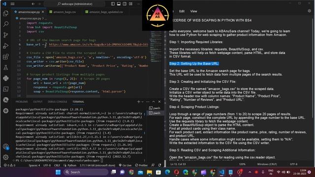 Web Scaping with bs4 - Simple Exercise demo- Part 2 || ABAnuSara смотреть онлайн