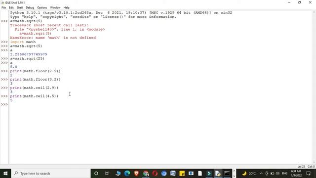 #1 Math Functions in Python with examples.. смотреть онлайн