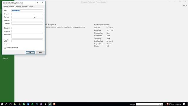 How to Change Project Name in Microsoft Project 2016 смотреть онлайн