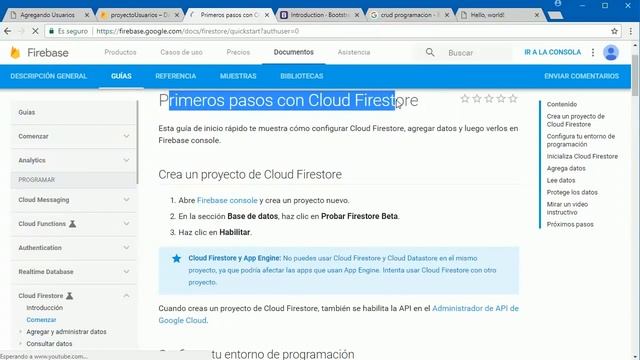 Firebase CRUD en Firestore - ?Aplicación APP web con Bootstrap 4 смотреть онлайн