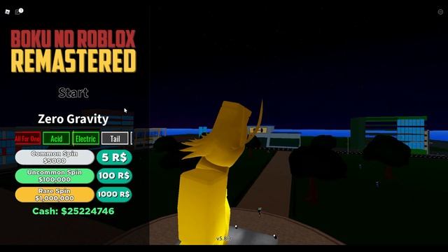 Getting Tomura All For One - Boku No Roblox:Remastered смотреть онлайн