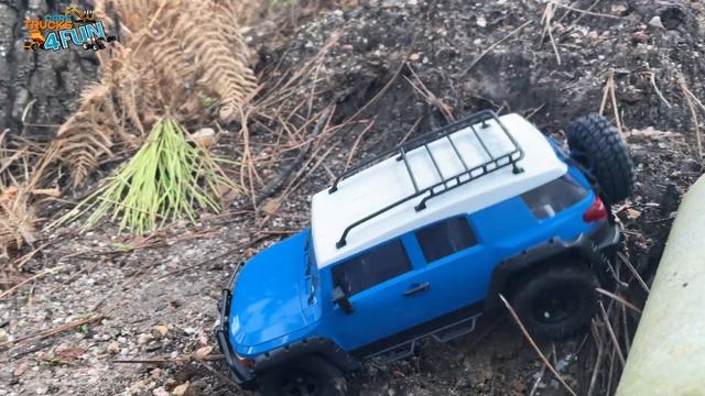 Toyota Fj Cruiser by EAZYRC 1/18 Triton | Unboxing & First Drive | Cars Trucks 4 Fun смотреть онлайн