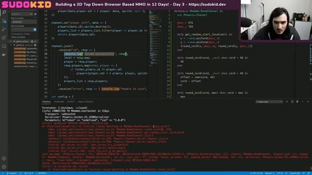 Building a 2D Top Down Browser Based MMO in 12 Days! - Day 3 смотреть онлайн