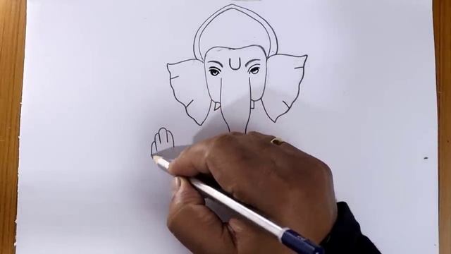 simple and easy Ganpati bappa Pencil drawing@TaposhiartsAcademy смотреть онлайн