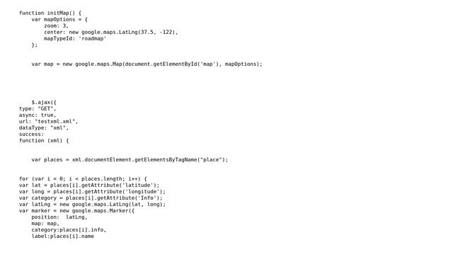 GIS: Loading Markers via XML and adding Infobox using Google Maps API V3? смотреть онлайн