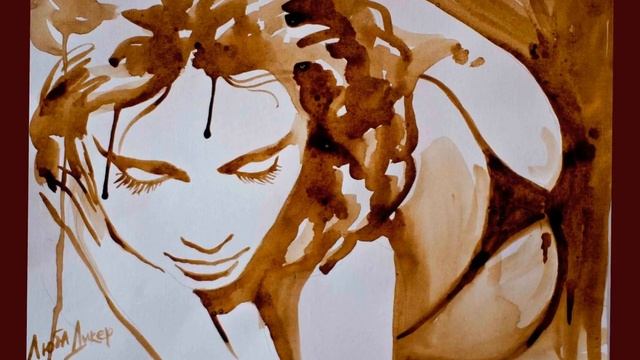 COFFEE ART. LUBA DIKER. КОФЕЙНЫЕ КАРТИНЫ ЛЮБЫ ДИКЕР смотреть онлайн