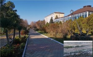 Санаторий Прибой в поселке Джубга Краснодарского края.   Видео обзор отдыха на море осенью.