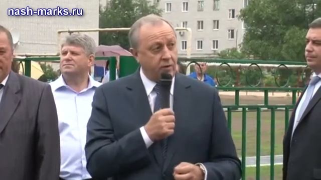 Открытие в Марксе нового дет.сада "Золотой ключик" смотреть онлайн