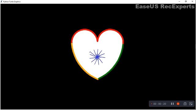 create I love india using python turtle module|| Black Coder смотреть онлайн