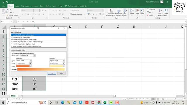 How to Use Color Scales in Excel |Color Scale Microsoft excel смотреть онлайн