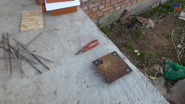 Делаем навес над крыльцом на металлических столбах - ДомТвой смотреть онлайн