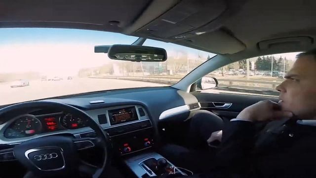 300 km/h | Audi A6 (C6) | Moscow смотреть онлайн