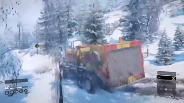 SnowRunner how to find Engine Upgrade / Mountain River, Alaska location map смотреть онлайн