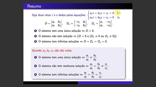 [Geometria Analitica e Vetores] Aula 6 (Parte 2). Posições relativas de duas retas no plano смотреть онлайн