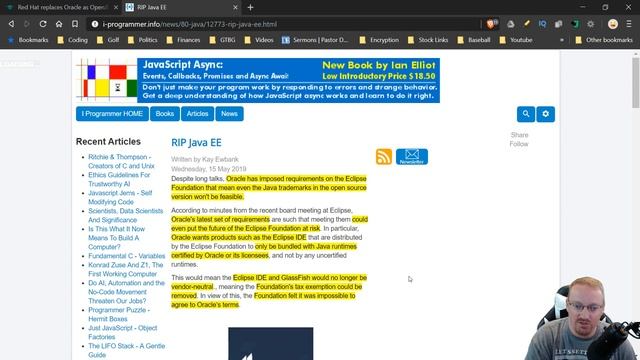 Oracle Decides Eclipse Can Go Screw Themselves - Coffee With Steve Live Stream ☕ смотреть онлайн