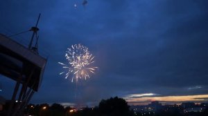 Салют в Кемерово посвященный дню города и дню России.