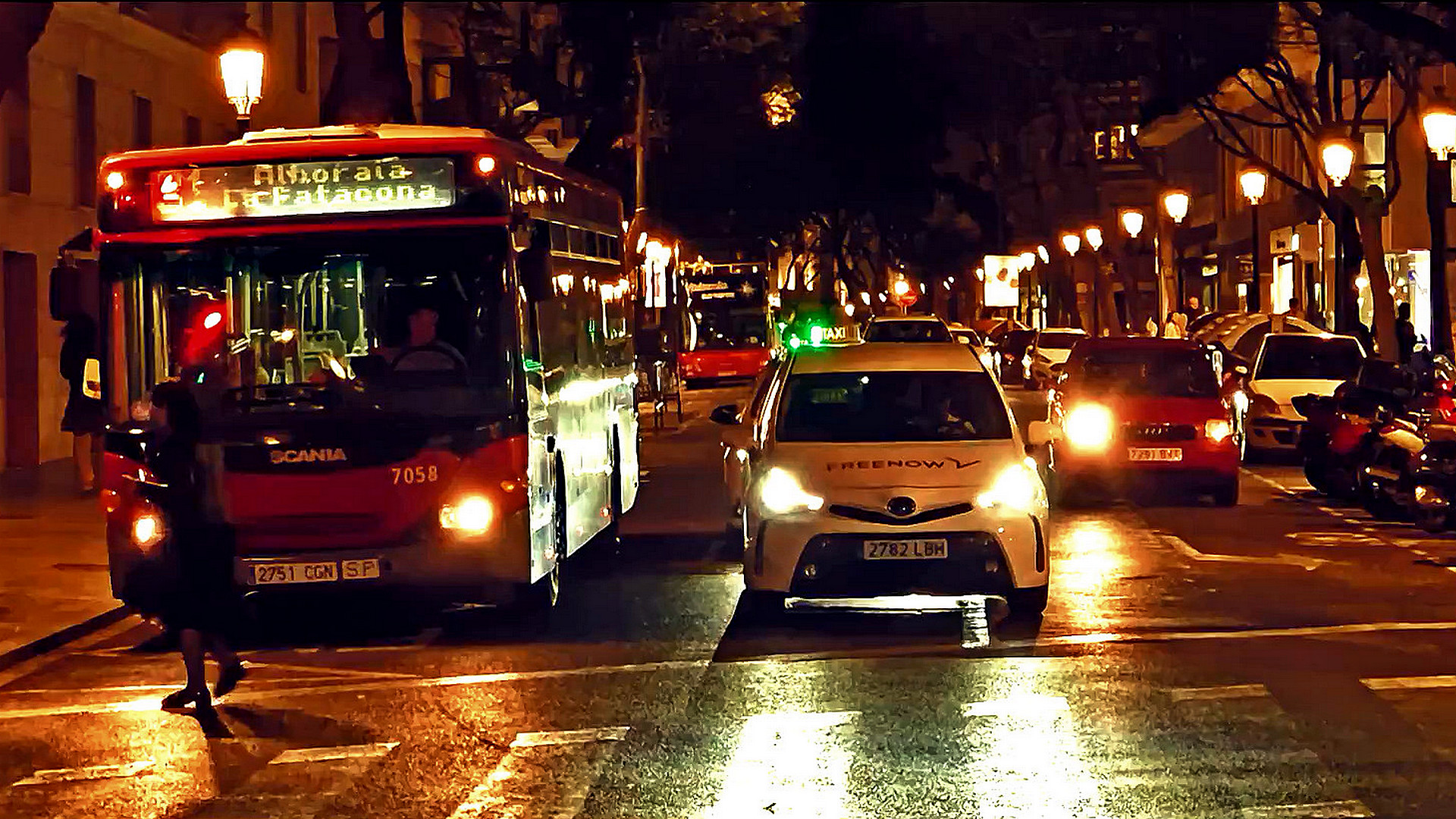 Вечерняя Валенсия в ноябре