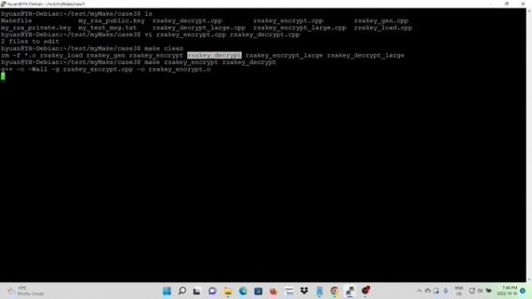 C++ Programming on Linux - Crypto++ RSA  Encryption/Decryption